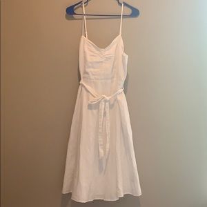 NWT Gap White Linen Blend Cami dress